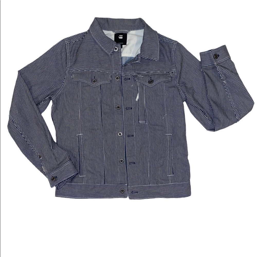 G-Star Striped Blue Jacket